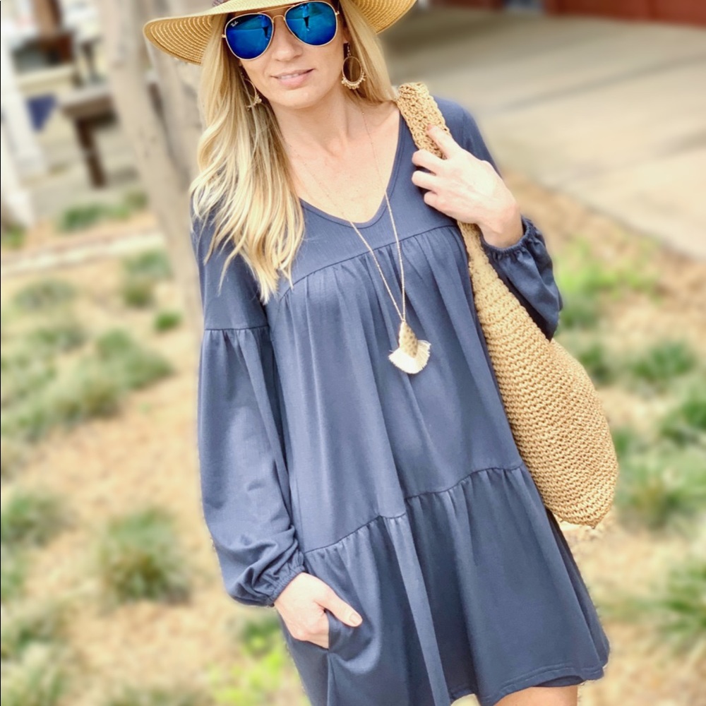 ✨LAST ONE✨STAY SWEET TIERED TUNIC DRESS - Picture 5 of 6